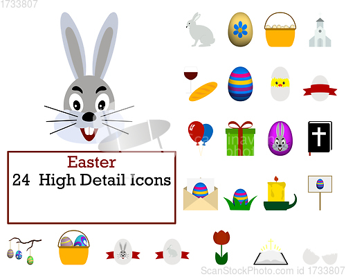 Image of Easter Icon Set