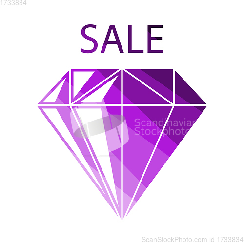 Image of Dimond With Sale Sign Icon
