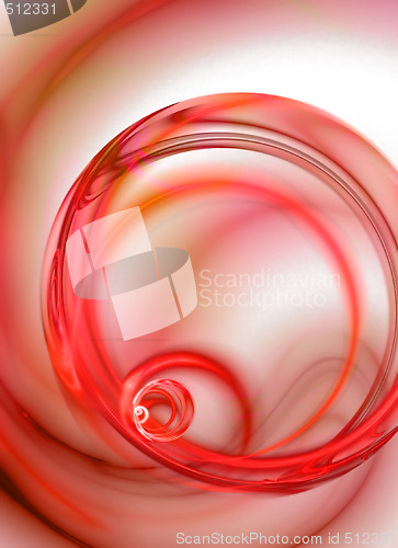 Image of Abstract Liquid Swirl
