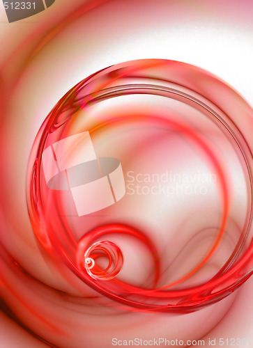 Image of Abstract Liquid Swirl