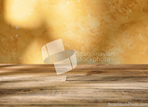 Image of wooden table closeup