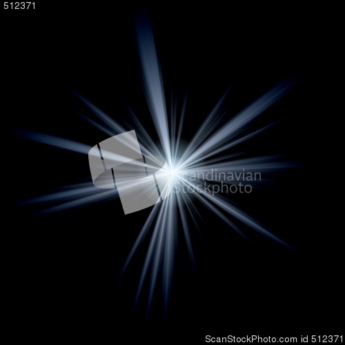 Image of Abstract Lens Flare Burst