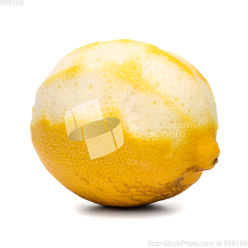 Image of Peeled lemon fruit