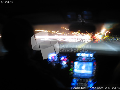 Image of Night Driving Light Trails