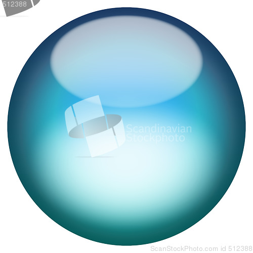 Image of Glassy 3D Button