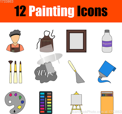 Image of Painting Icon Set