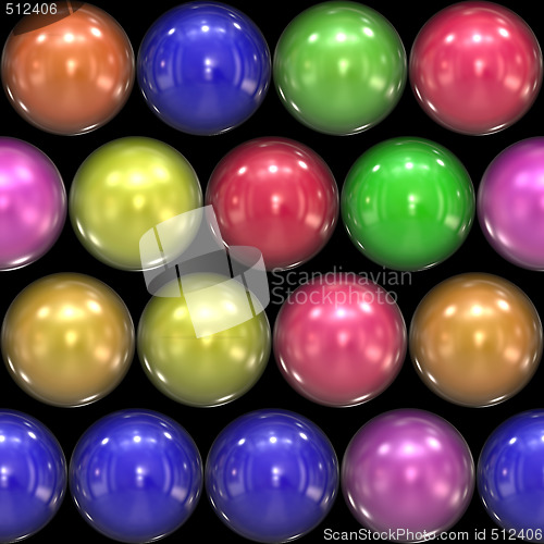Image of Glassy 3D Balls