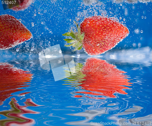 Image of Plunging Strawberries 