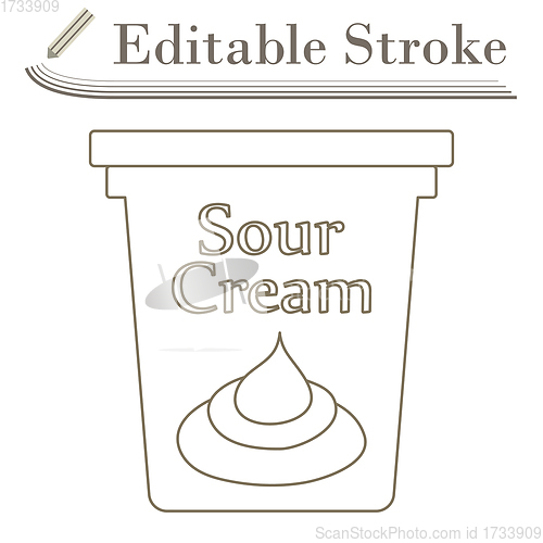 Image of Sour Cream Icon