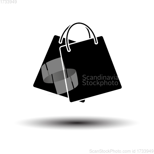 Image of Two Shopping Bags Icon