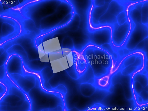 Image of blue electricity