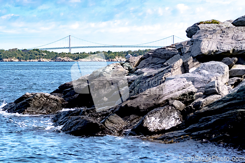 Image of castle hill lighthouse in newport rhode island