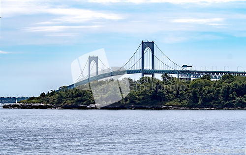 Image of Jamestown Bridge newport bridge in newport rhode island