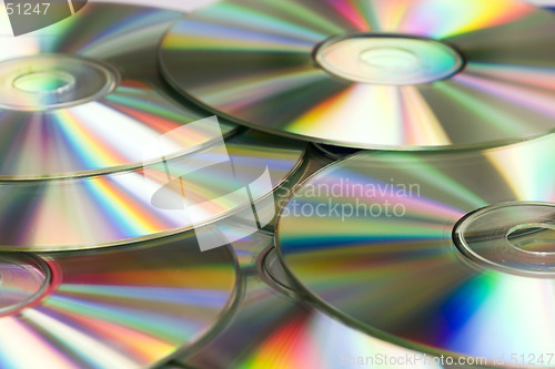 Image of silver cd's