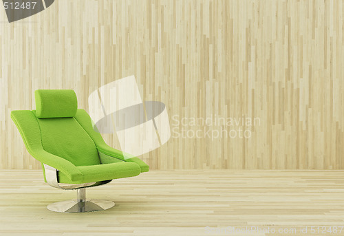 Image of Green armchair