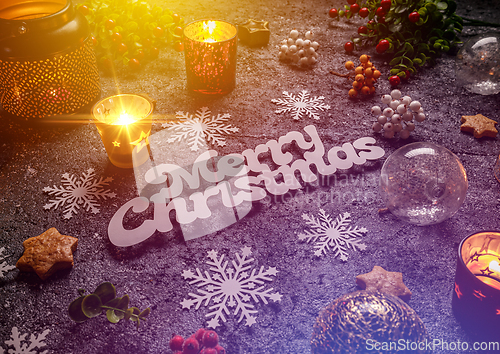 Image of Christmas background composition