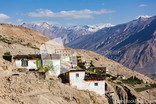 Image of Dhankar village, Spiti valley