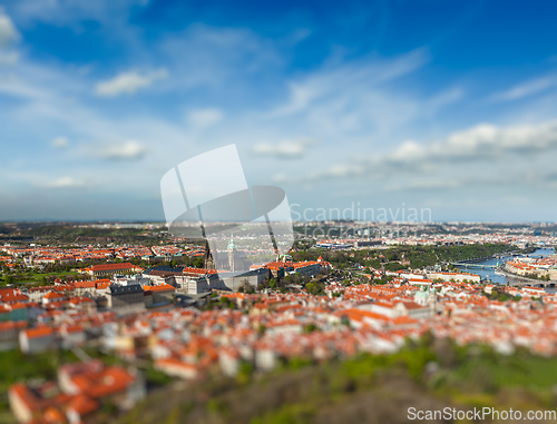 Image of Aerial view of Hradchany, the St. Vitus Cathedral