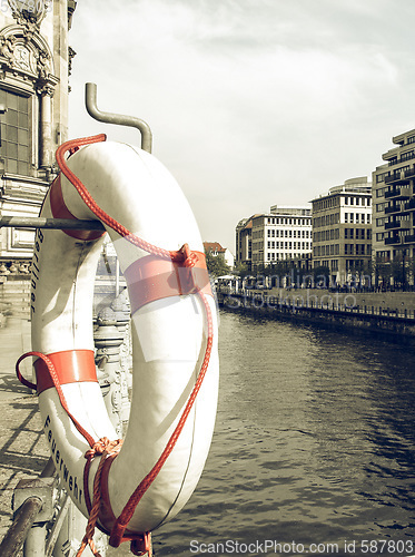 Image of Vintage looking Lifebuoy