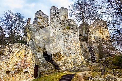 Image of Frydstejn castle in Cesky Raj, zech Republic