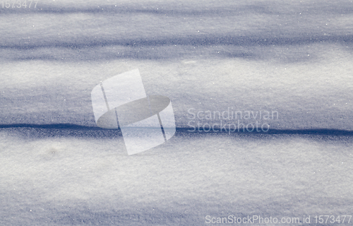 Image of white pure snow