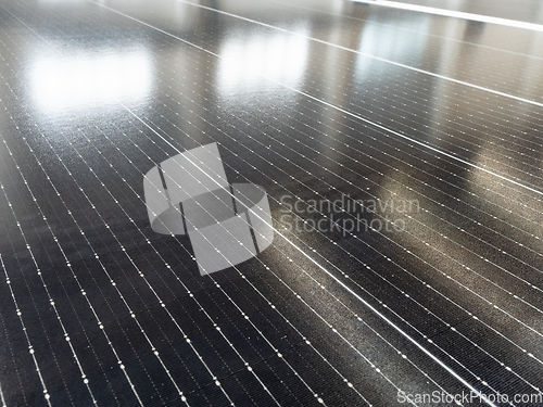 Image of Solar panels on a boat