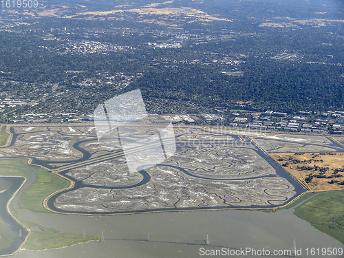 Image of San Francisco Bay aerial view