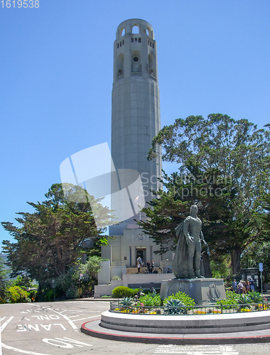Image of Coit Tower at Telegraph Hill