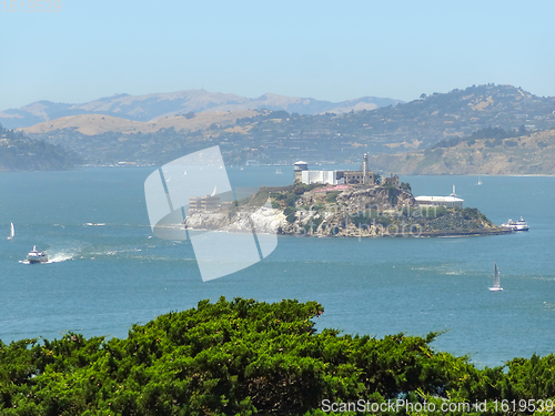 Image of Alcatraz Island in San Francisco Bay
