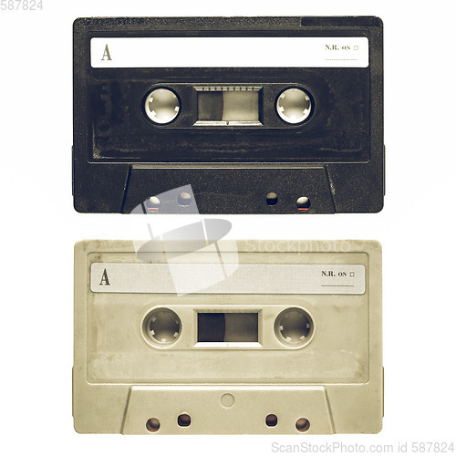 Image of Vintage looking Tape cassette