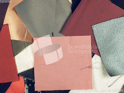 Image of Vintage looking Fabric samples