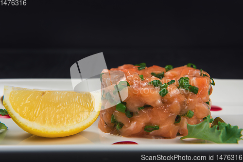 Image of Fresh salmon tartare