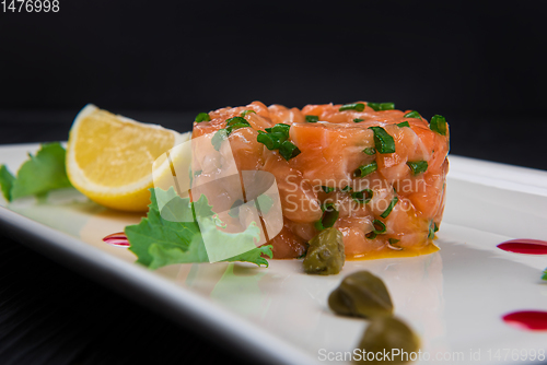 Image of Fresh salmon tartare
