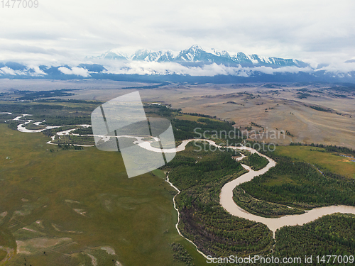 Image of Kurai steppe and Chuya river