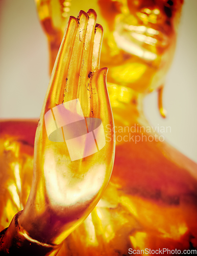 Image of Buddha statue hand, Thailand