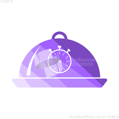 Image of Cloche With Stopwatch Icon