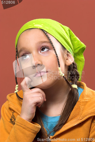Image of unhappy girl