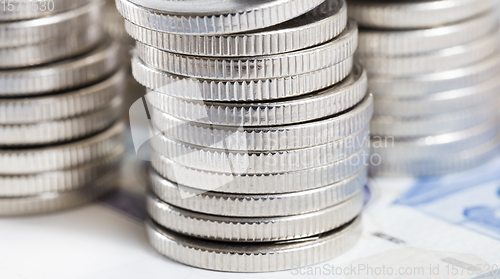Image of pile of silver coins