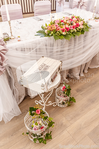 Image of Table set for wedding