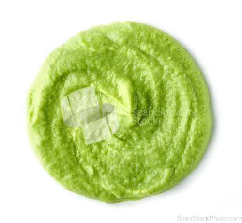 Image of green vegetable puree