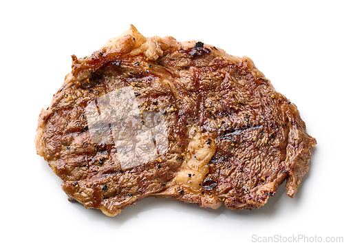 Image of freshly grilled beef entrecote steak