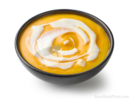 Image of bowl of vegetable cream soup