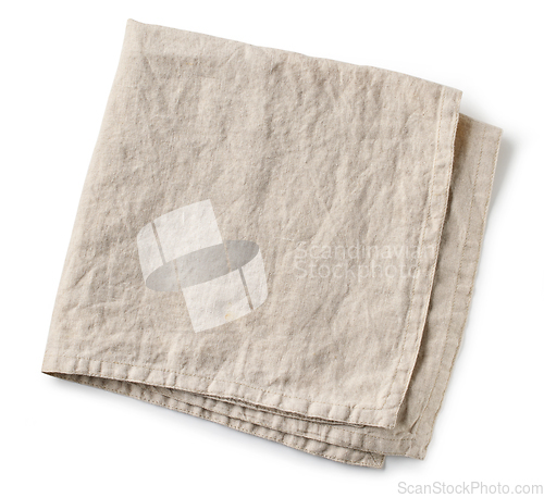 Image of folded linen napkin