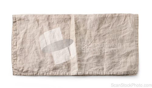 Image of folded cotton napkin