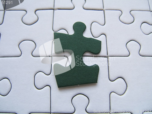 Image of Green Puzzle Piece