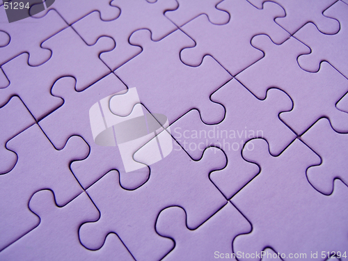 Image of Purple jigsaw