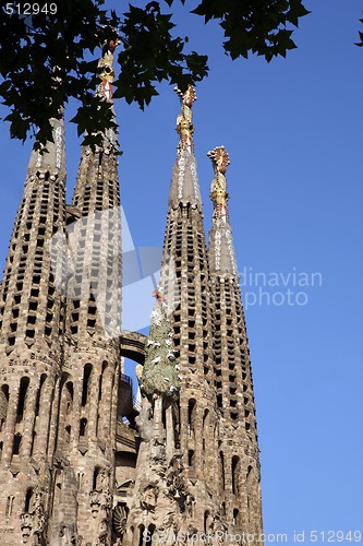 Image of Deatailed view of Sagrada Familia