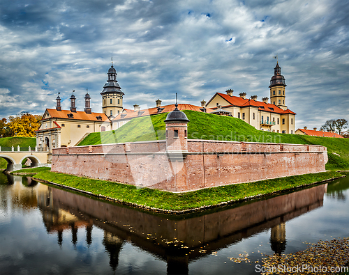 Image of Nesvizh Castle - medieval castle in Belarus