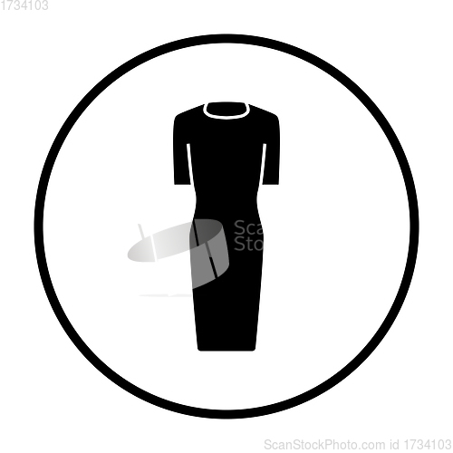 Image of Business Woman Dress Icon