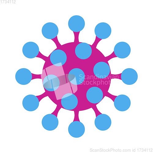 Image of Coronavirus Molecule Icon